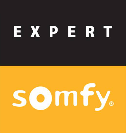 Bild zeigt das Logo von somfy